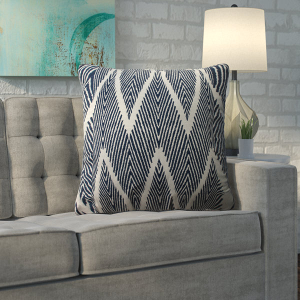 Oliver 100% Cotton Throw Pillow by Mercury Row| @ $31.99